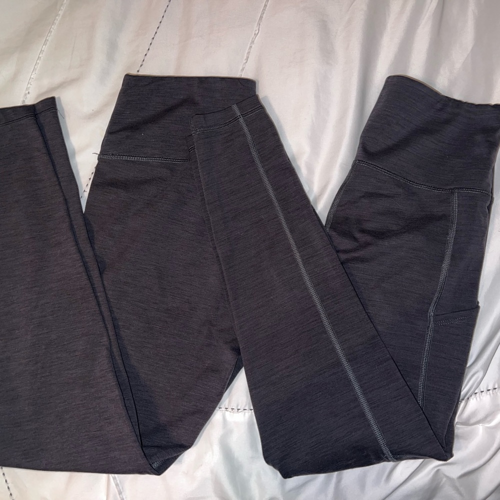2 Pair of American Eagle Outfitters Charcoal Leggings